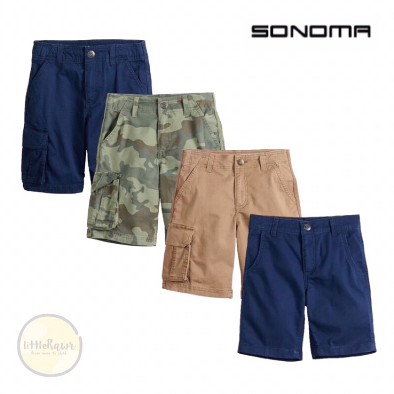 Celana Pendek Cargo Anak Laki Laki Sonoma