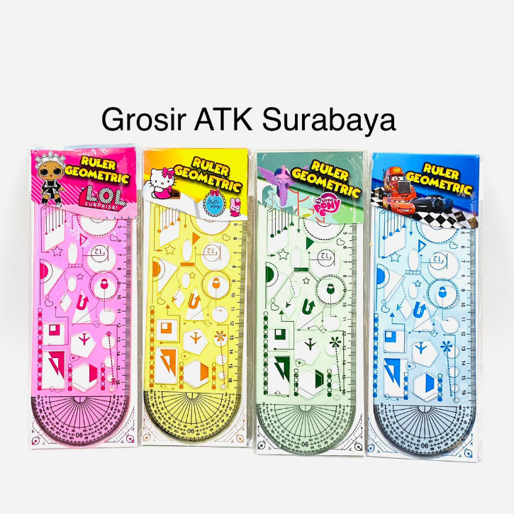 

Penggaris Garisan Geometri Geometric Fancy Lucu Superhero Disney