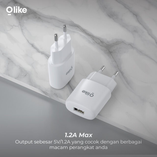 Olike C101 6W Charger USB Adaptor for TWS Bluetooth Earphone Low Watt