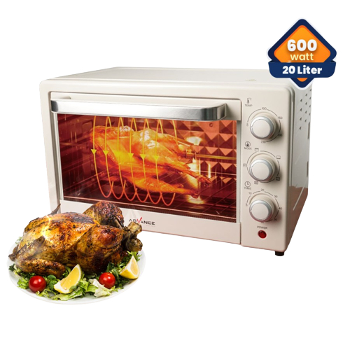 ADVANCE Electric Oven (Oven Listrik )+ Rotisseris AOV-400 Kapasitas 20L Garansi Resmi Advance 1 Tahun