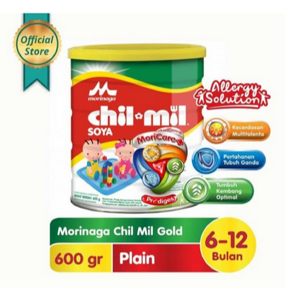 CHIL MIL SOYA 600GR / CHILMIL SOYA SUSU BAYI ALERGI USIA 6-12 BULAN [NOV 2023]