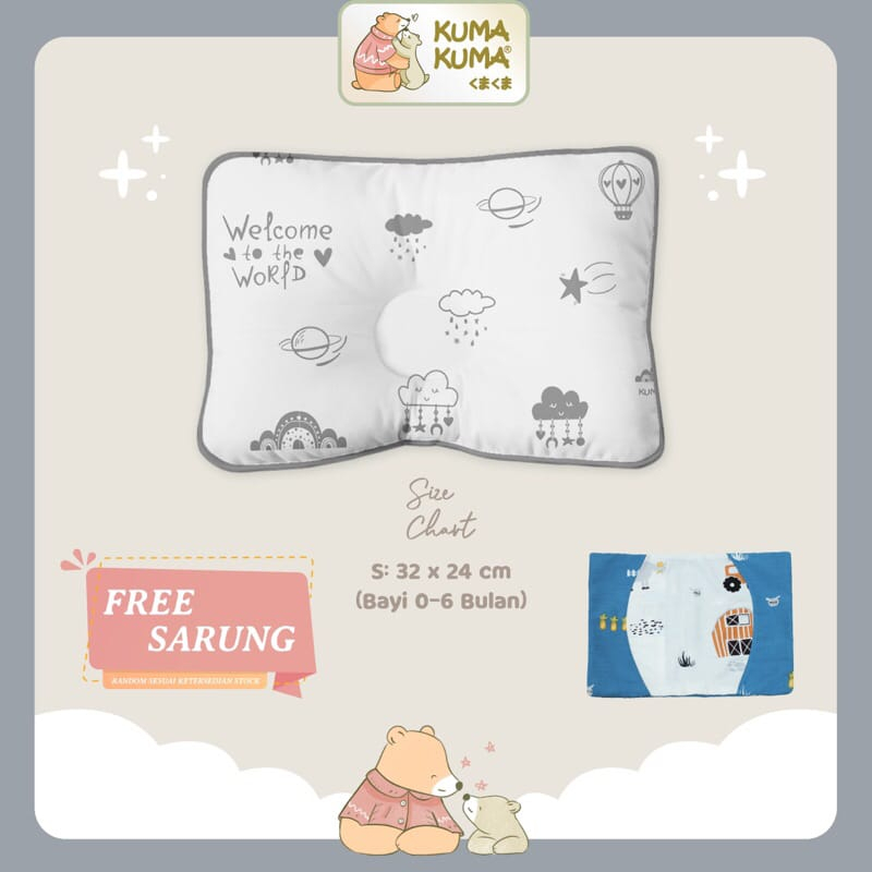 Kuma Kuma Bantal Peang Bayi