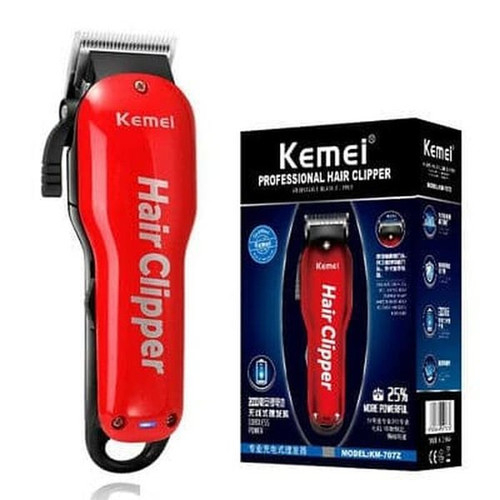 mesin cukur rambut reachargeable kemei km-707z hair clipper cukur