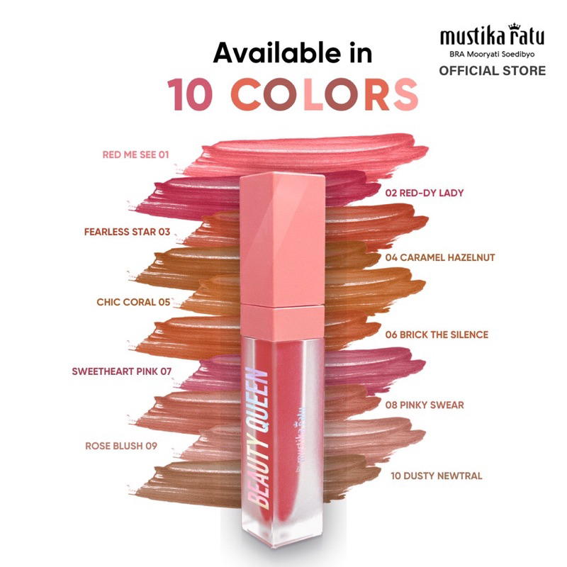 MUSTIKA RATU Beauty Queen Ultraluscious Matte Lip Cream
