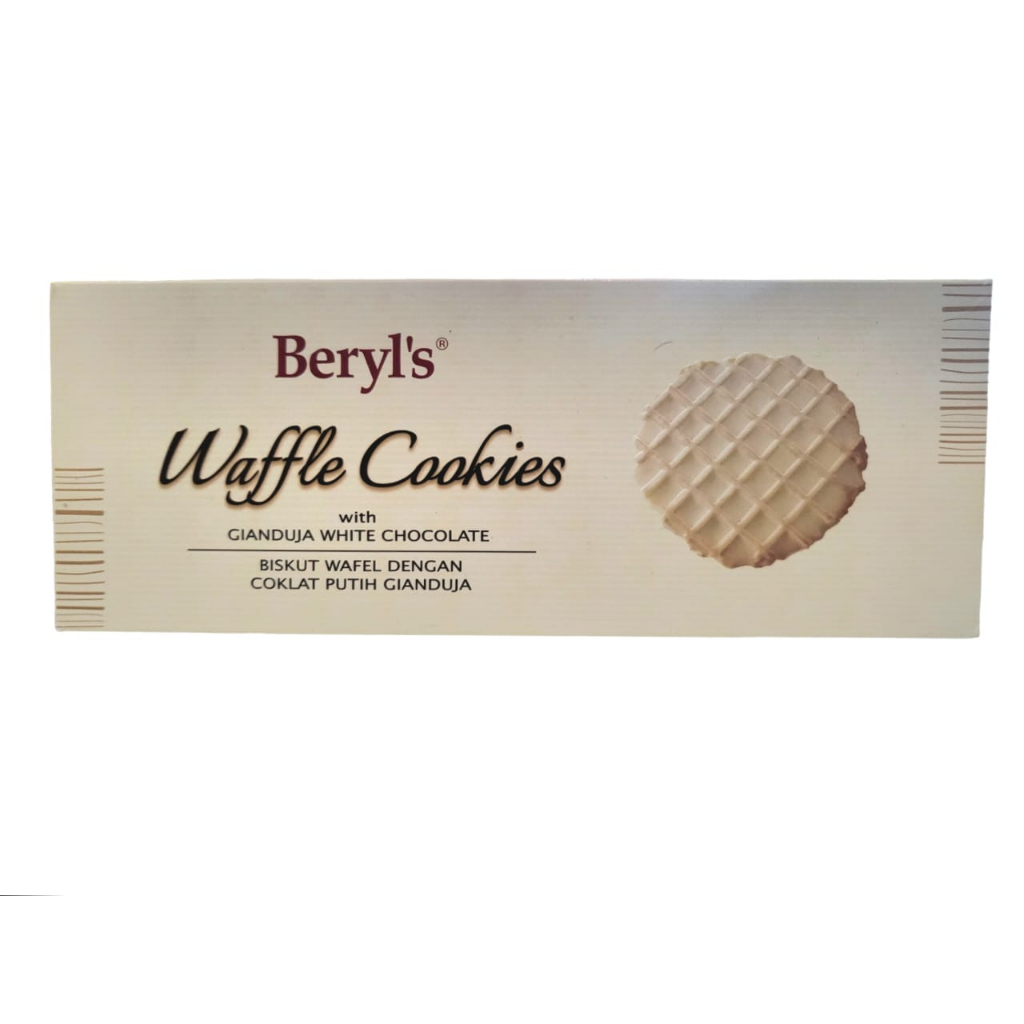 

Beryls Waffle Cookies with Gianduja White Chocolate