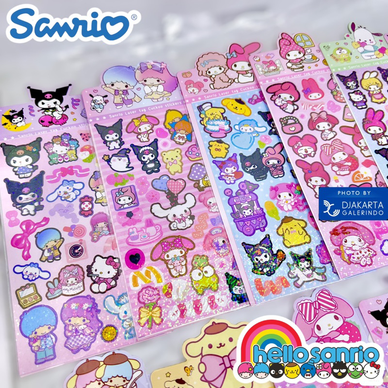 Sticker Sachet SANRIO Sticker Pack My Melody Hello kitty Cinnamoroll Kuromi Badtz