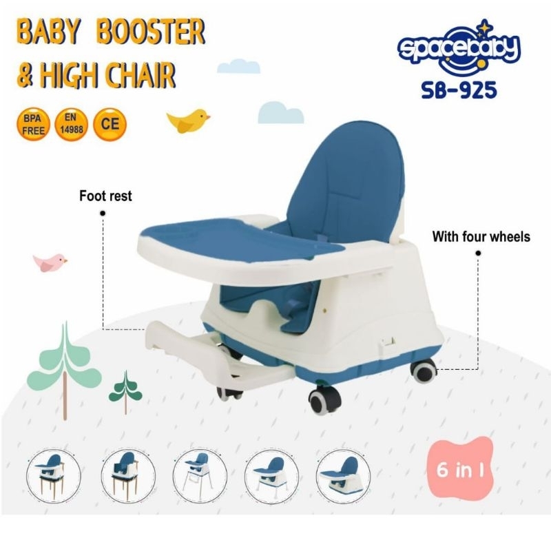 KURSI MAKAN BOOSTER SEAT SPACE BABY SB 925