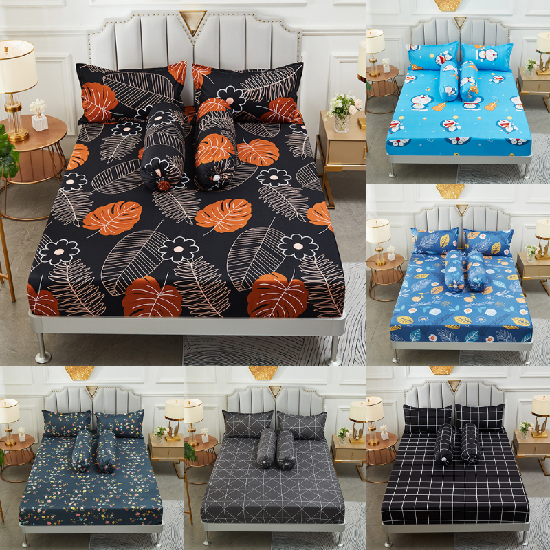 WEMARRY SPREI KATUN SET - SARUNG SEPREI SET 2B2G UKURAN 180X200 160X200 120X200CM COD