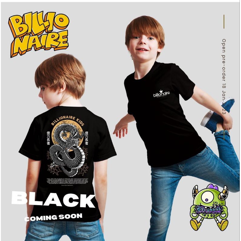 Kaos anak Billionaire Kaos Distro anak