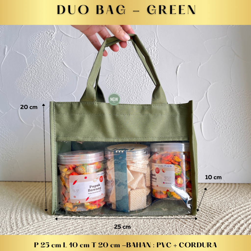 Tas hampers DUO bag pvc cordura waterproof goodie bag event