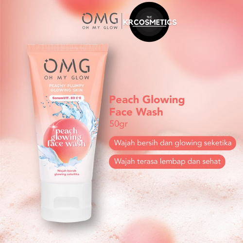 OMG OH MY Glow Peach Glowing Face Wash 50ml