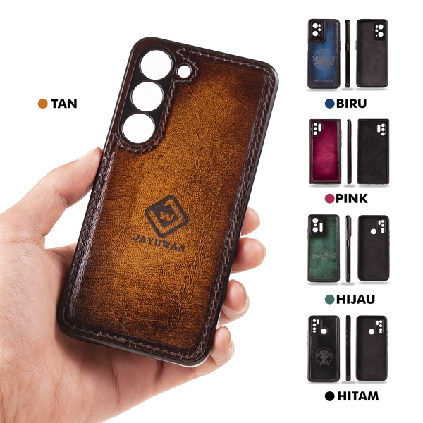 Jayuwan Soft Case HP Android Kulit Asli Premium All Tipe Free Custom Nama