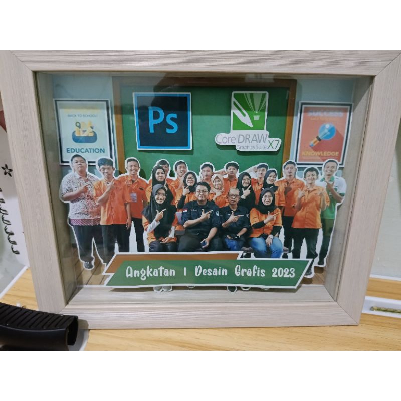 Scrapframe 3D Pop Up Frame Murah Kado Wisuda|Anniversary|Birthday|perpisahan