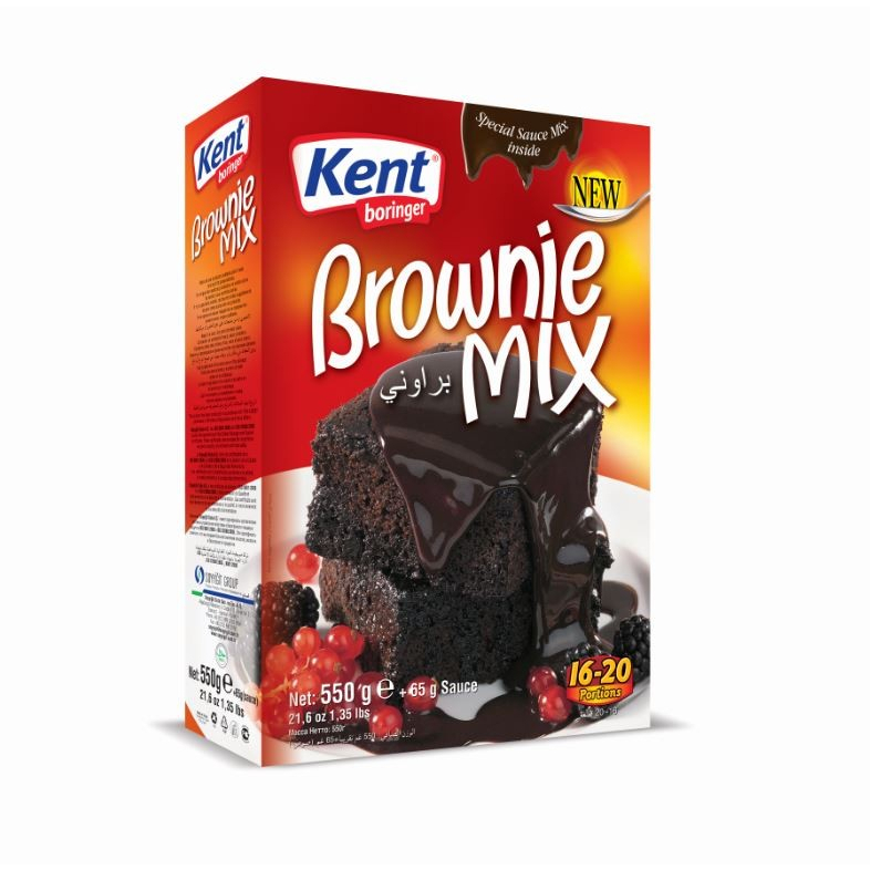 

Kent Boringer Brownie Mix 350 Gr + 40 Gr Sauce Box Turkiye