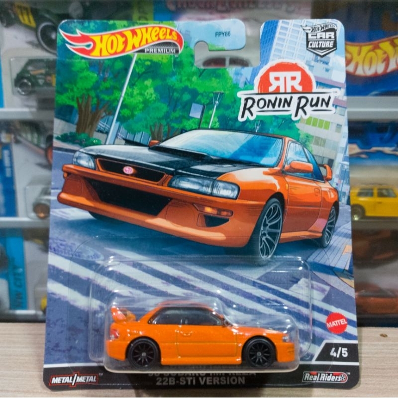 HOT WHEELS 98 SUBARU IMPREZA 22 B STi VERSION - RONIN RUN - PREMIUM