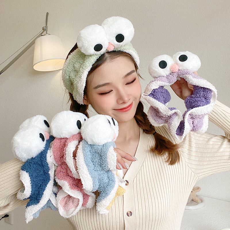 Elmo - Bandana Lucu / Bandana Cuci Muka Lucu (Headband Korea)