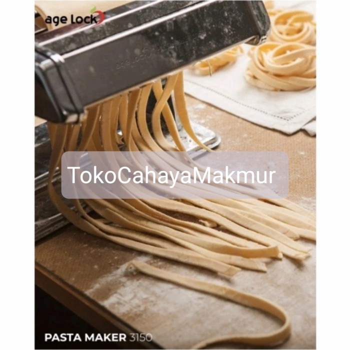 Age Lock Ampia Pasta Maker 3150 - Penggiling Mie Molen &amp; Pasta Stainless Steel