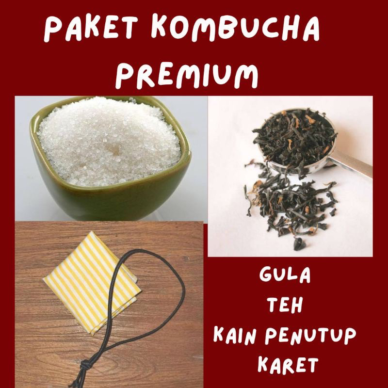 

Paket Kombucha Toples Scoby 3 Liter