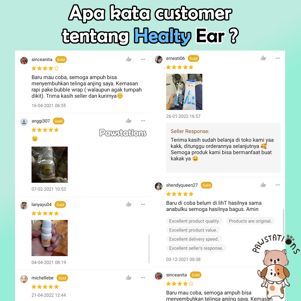 Healty Ears 10ml Obat Pembersih Telinga Kucing Cairan Pembersih Telinga Kucing Obat Pembersih Telinga Anjing Obat Tetes Telinga Kucing Obat Tetes Telinga Anjing Obat Tetes Telinga Hewan Healthy Ear