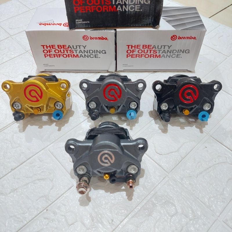 KALIPER 2 PISTON BIG LOGO KALIPER 2P MODEL KTC UNIVERSAL PEMASANGAN WAJIB TAMBAH BREKET KHUSUS