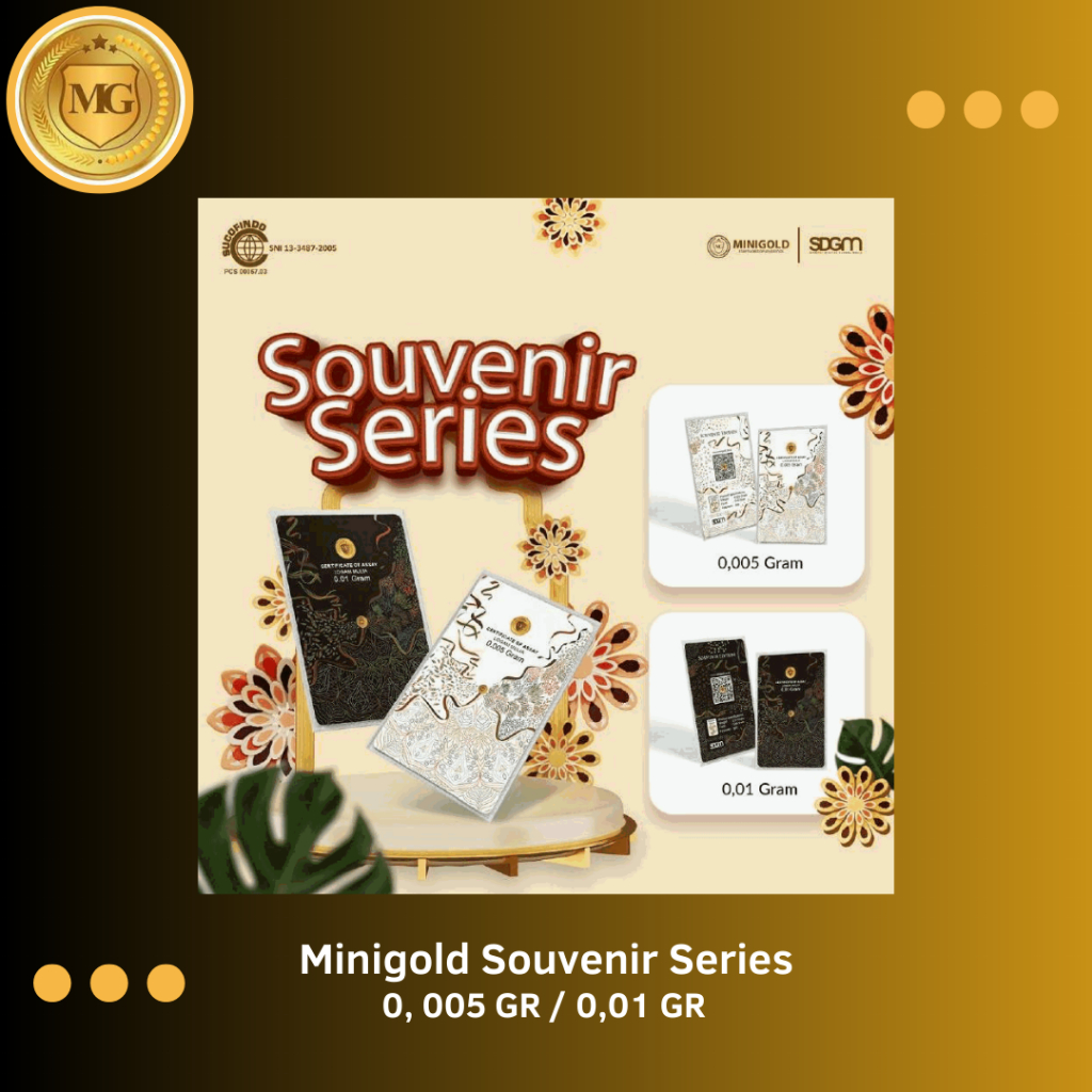 MiniGold 0.005gram / Minigold 0.01gram SOUVENIR SERIES