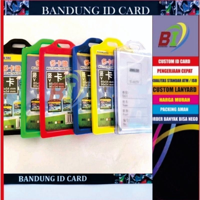 

frame case bening elastis 1 kartu/casing id card bening elastis 1 kartu