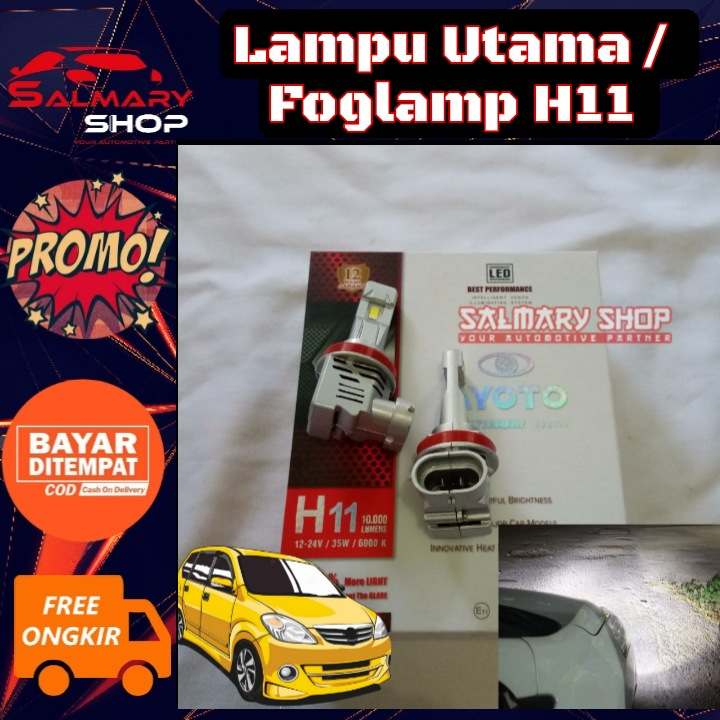 SEPASANG Lampu Foglamp Ayoto A1 H11 Lampu Utama Mobil Lampu Kabut 35 Watt 12v 24v 12 Volt 24 Volt PN