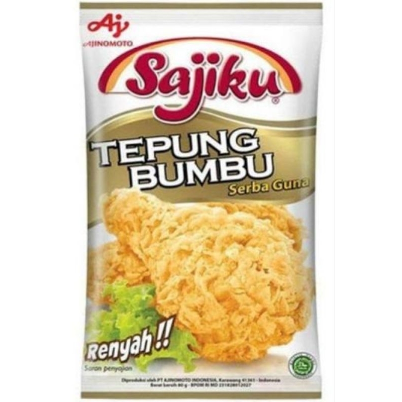 

Sajiku Tepung Serbaguna 75g 1 renceng isi 10