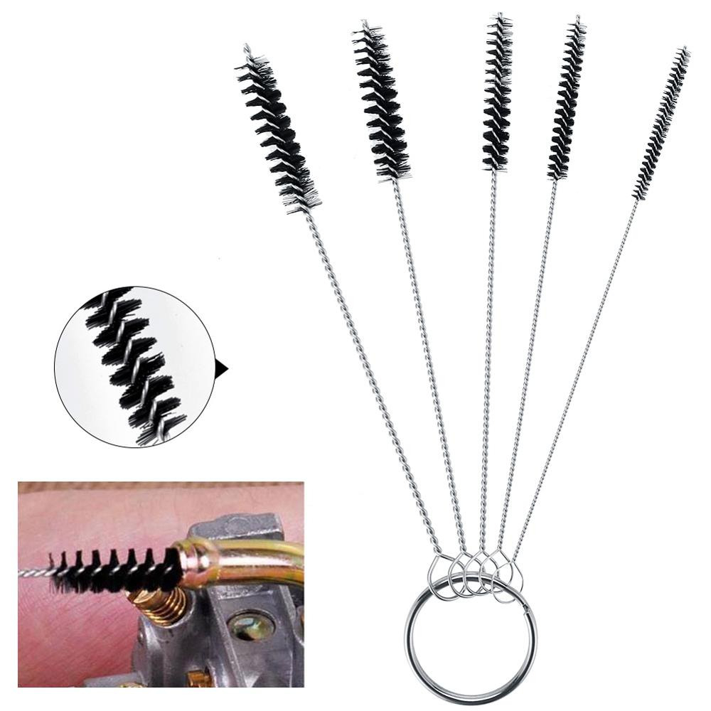 Sikat Brush Pembersih Karburator Cleaning Needles Tools 5 PCS - CS8 - Black