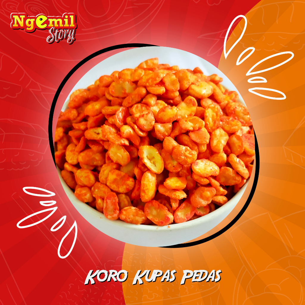 

Kacang Koro Kupas Pedas 250gr - Snack Cemilan Murah - Ngemil Story