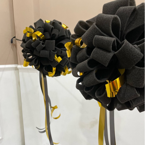 Pita Peresmian 2 Pom Pom, 1 gunting, 1 Pita Hias Untuk Gunting