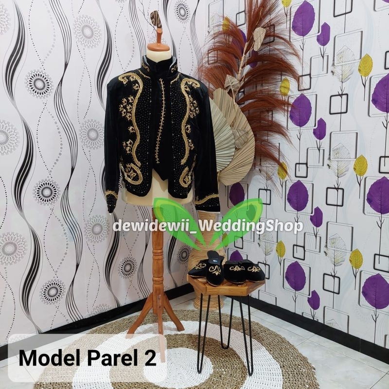 Beskap Pengantin / Beskap Bludru Payet - Model Parel 2