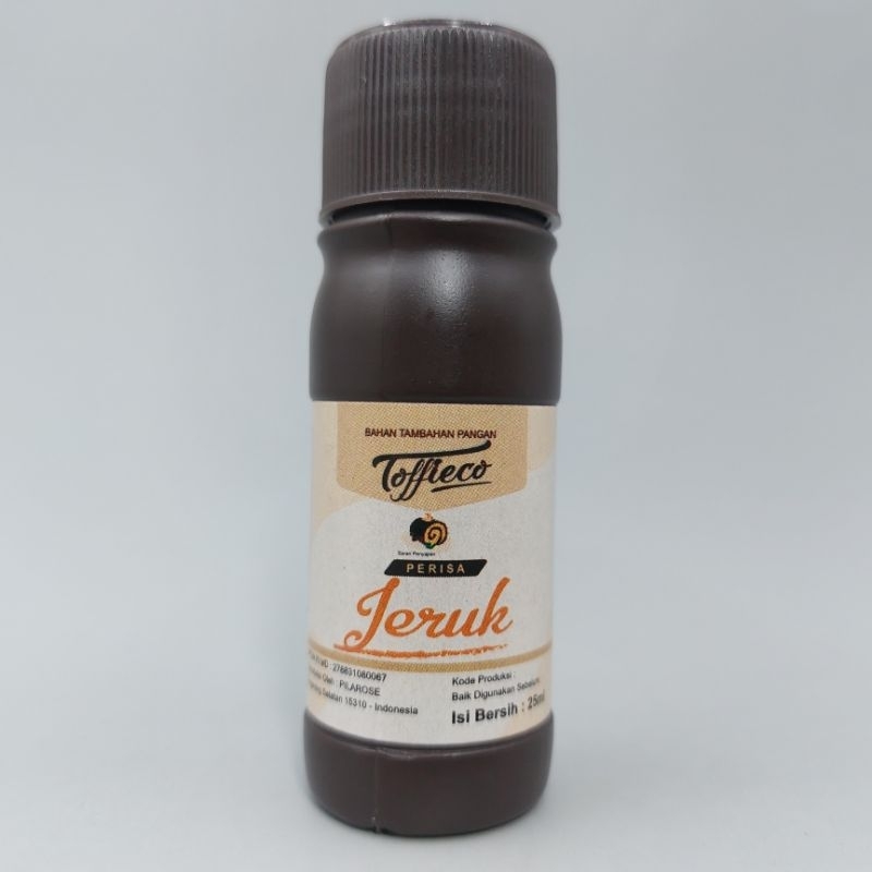 

Toffieco Jeruk Flavour 25g - Perisa Essence Tofieco Orange