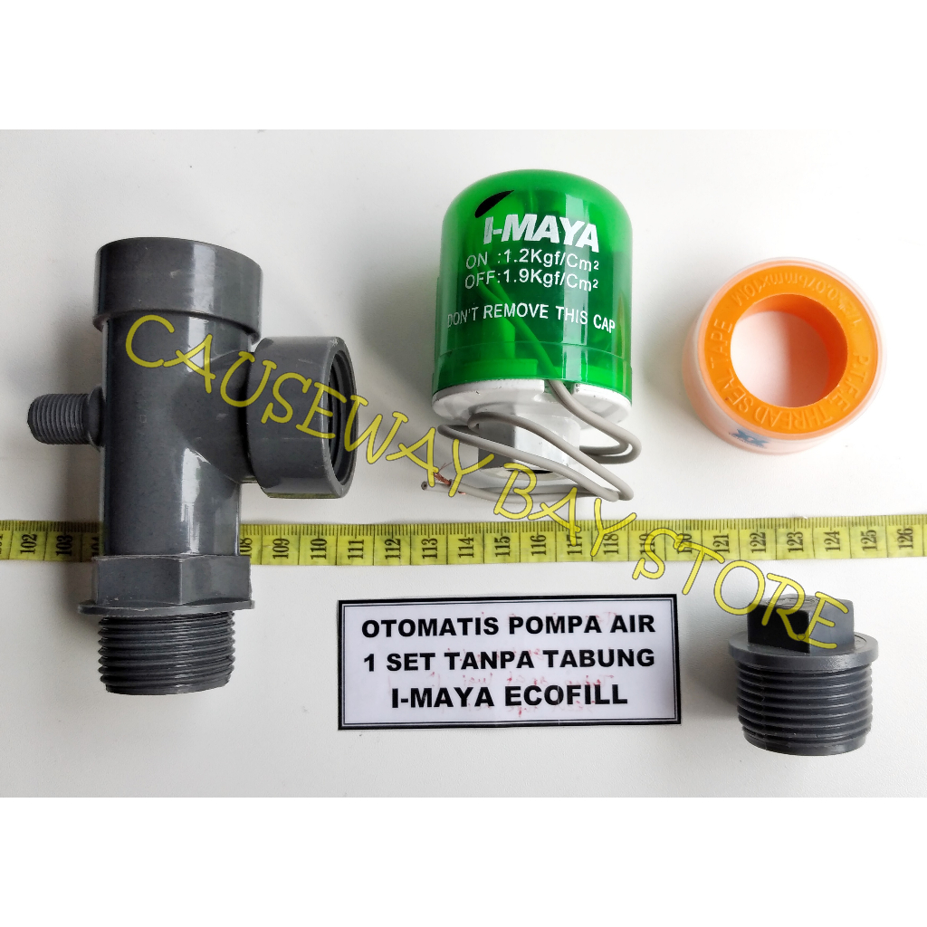 OTOMATIS POMPA AIR 1 SET TANPA TABUNG I-MAYA ECOFILL