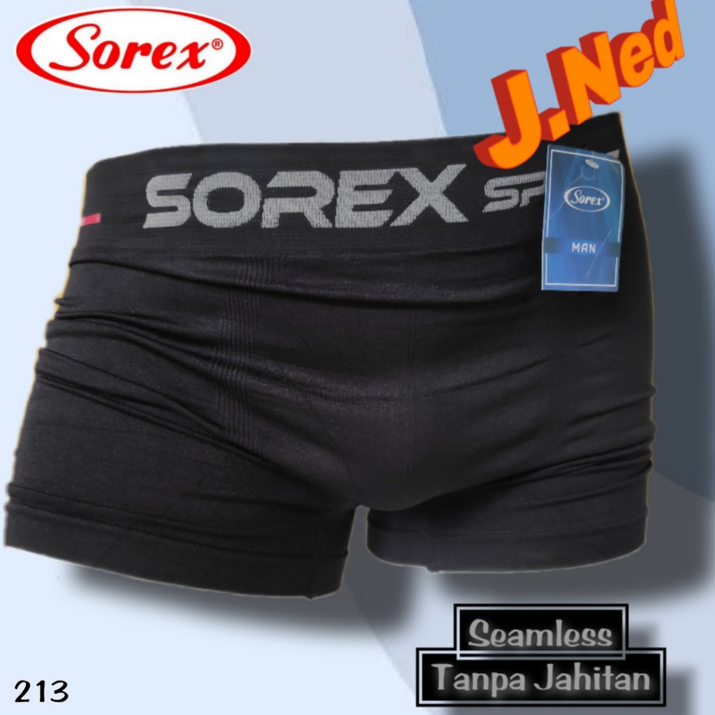 J213 (hrg per biji) CD BOXER PRIA SOREX CELANA DALAM PRIA BOXER PRIA IMPORT