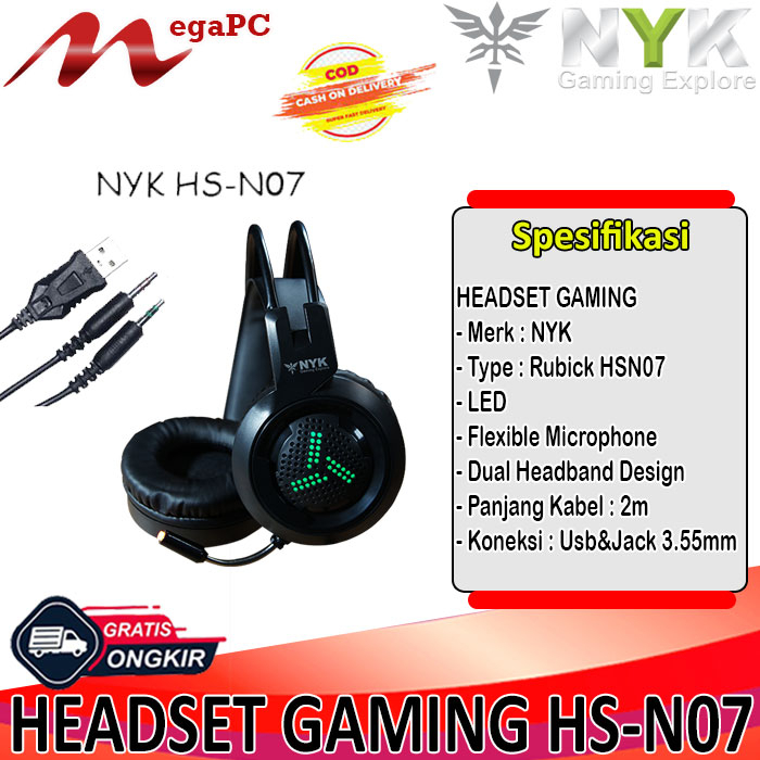 Headset Gaming NYK HS-N07