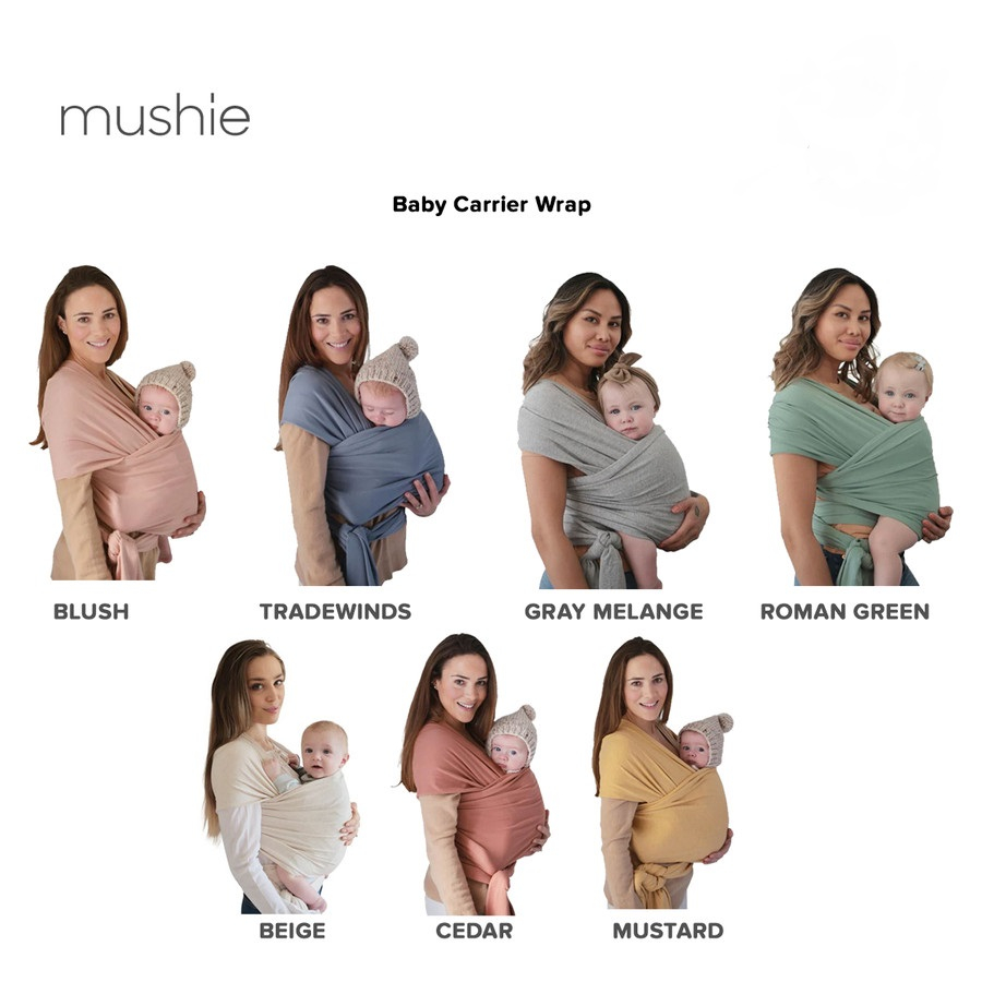 Mushie Baby Carrier Wrap / Gendongan Bayi