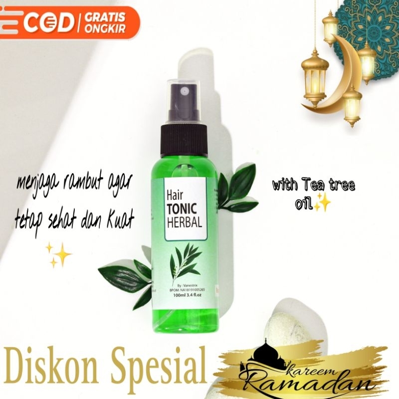 HAIR TONIC HERBAL [BPOM] |MENGATASI RAMBUT RONTOK| MENGHILANGKAN KETOMBE|RAMBUT HALUS LEMBUT WANGI