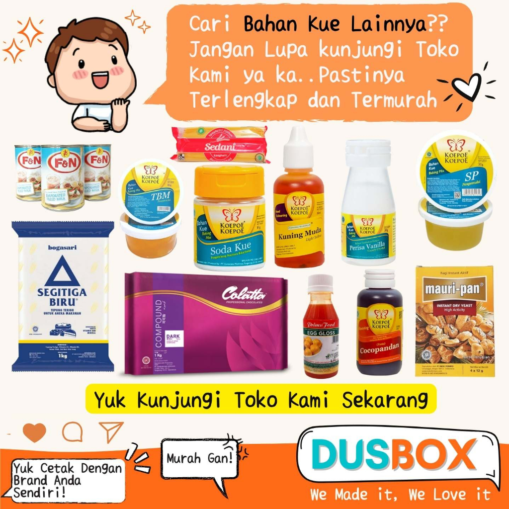 

Nafariz724 Colatta Glaze / Selai Dark Cokelat 250Gr / Selai Tiramisu 250Gr / Selai Roti / Topping