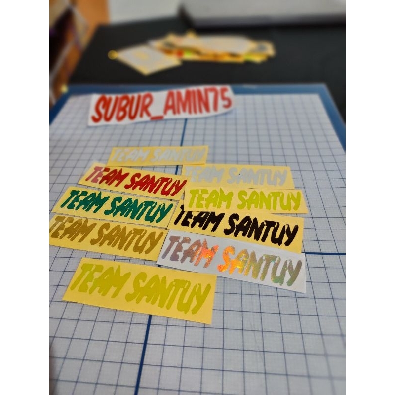 Team Santuy Stiker