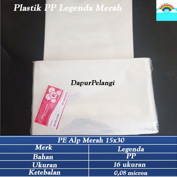 Plastik PP Bening/Plastik PP/Plastik PP Bening Legenda Merah