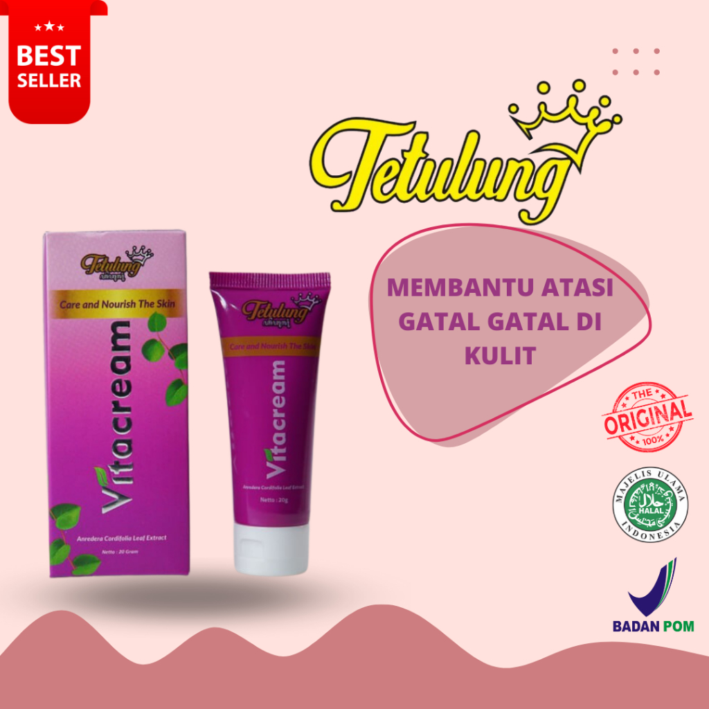 Vitacream Gatal Selangkangan Original-Salep Gatal Paling Ampuh Untuk Penyakit Kulit-Salep Gatal Pali