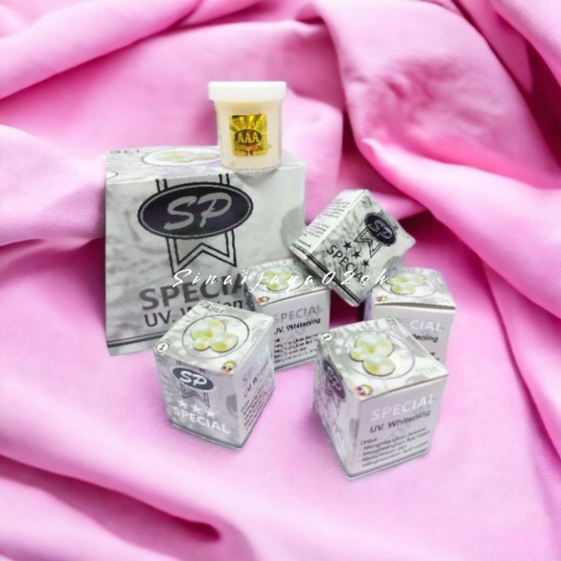 (ecer) Craem Sp Mutiara Box putih Spesial Uv Whitening Crem ORIGINAL