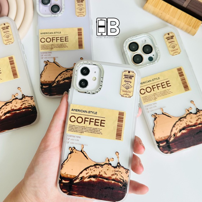 Coffee Case IMD Tough Fuze Premium Casing iPhone X XR XS 11 12 13 14 PRO MAX