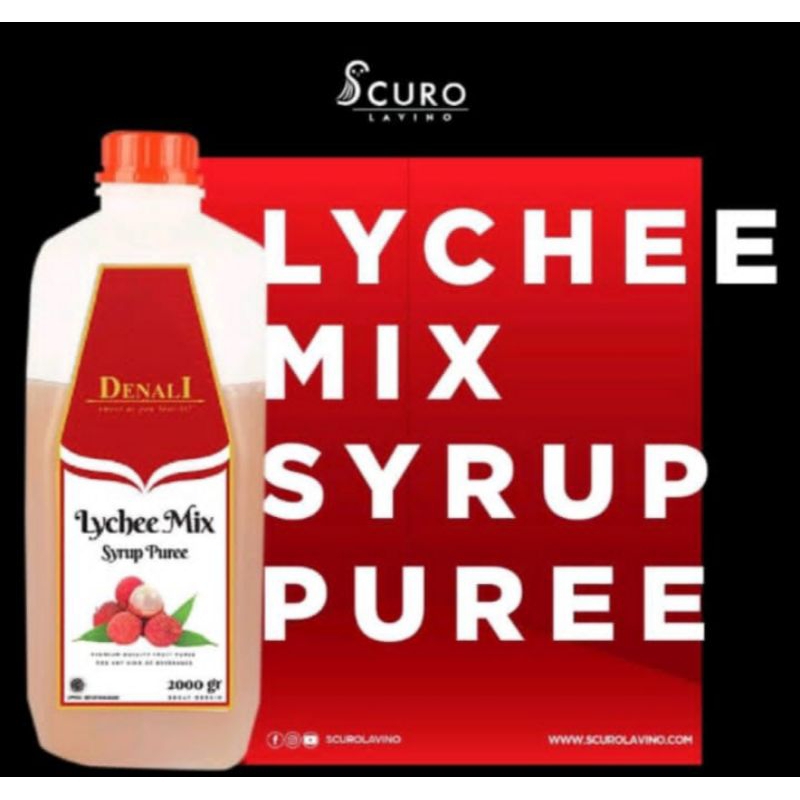 

puree lyche denali 2lt / repack sample 100ml