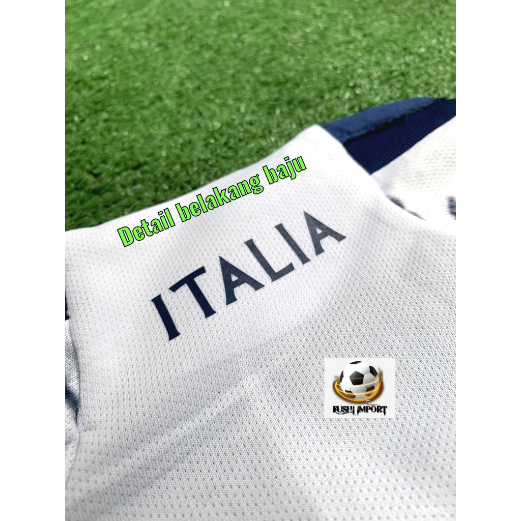 Jersey Baju Bola Italia Away EU 2024 Grade Ori