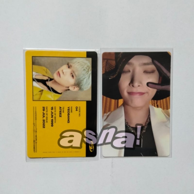 ATEEZ PHOTOCARD OFFICIAL PHOTOSTRIP FANKIT JJONGHWA