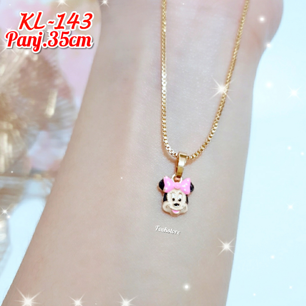 KALUNG ANAK RANTAI ITALY LIONTIN KARTUN/KL-143