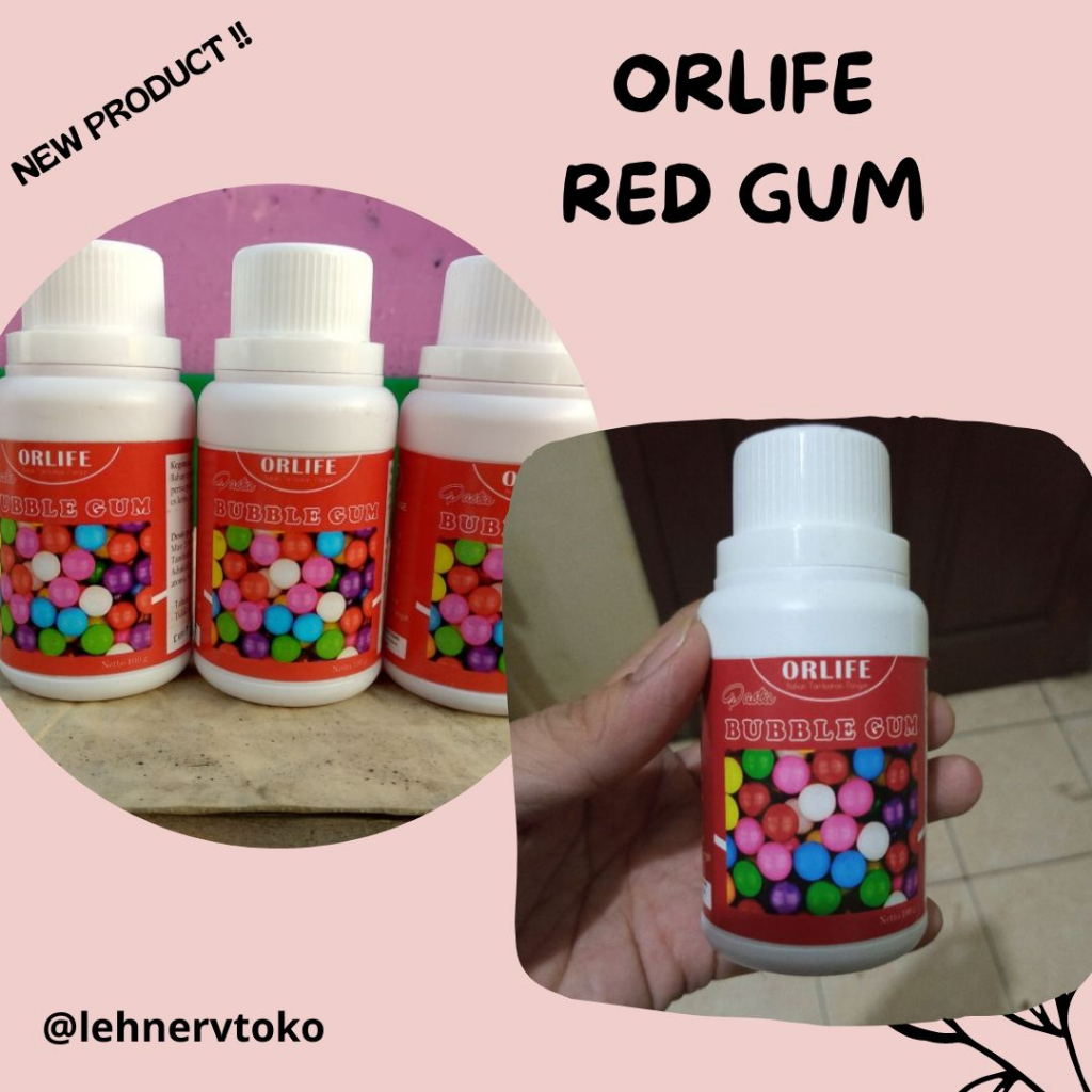 

✔❤ Perisa Pasta Red Bublegum / Orlife Perisa Buble Gum / Pasta Red Bublegum 1 pcs
