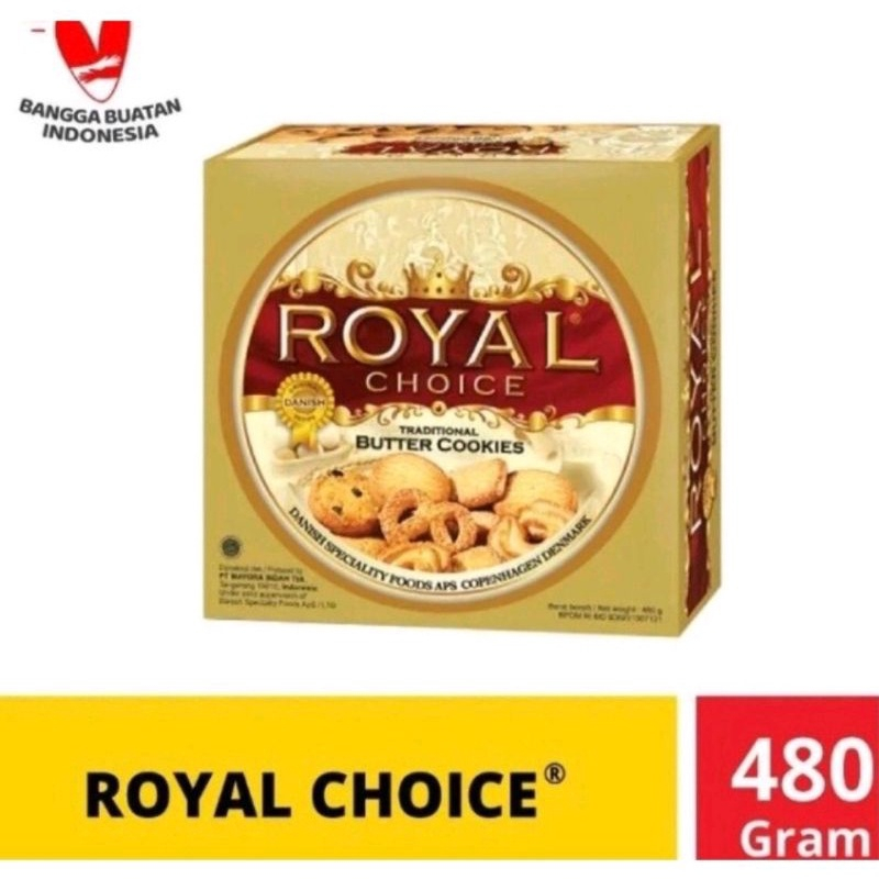 

Royal Choice Butter Cookies Tin 480gr